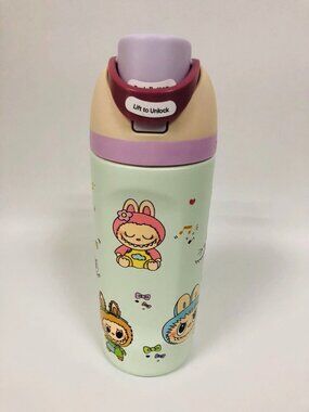 Pre-owned Owala Labubu 16oz Stainless Steel Insulated Cup Kids' Version